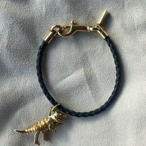 Coach Braided Charm Bracelet